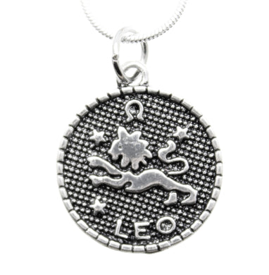 AVBeads Pagan Wiccan Astrological Zodiac Charm Pendant Necklace Jewelry Leo
