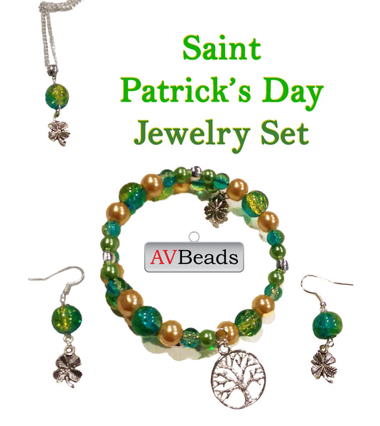 DIY Project - Saint Patrick's Day Jewelry Set