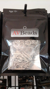AVBeads Components Metal Toggle & Clasp Rings 13mm 100 sets 200pcs