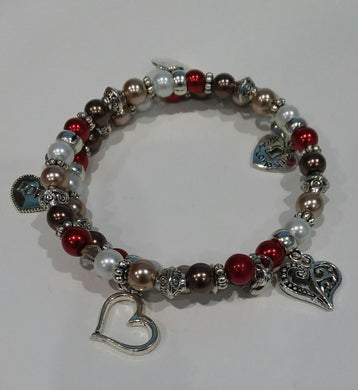 Valentine's Charm Bracelet Heart 2-Layer 2