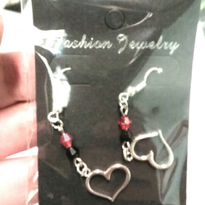 Valentine's Earrings Heart 1