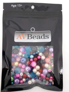 AVBeads Bulk Beads Mixed Beads Glass Beads 5oz Scatter Mix