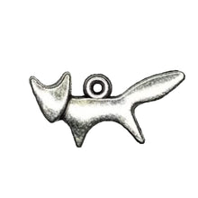 Load image into Gallery viewer, AVBeads Animal Charms Fox Charms Silver 20mm x 10mm Metal Charms 10pcs