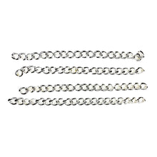Load image into Gallery viewer, Curb Chain 2mm x 3mm Silver Plated Iron Alloy Chain approx. 35mm / 1.5&quot; / 1 1/2&quot; 10pcs