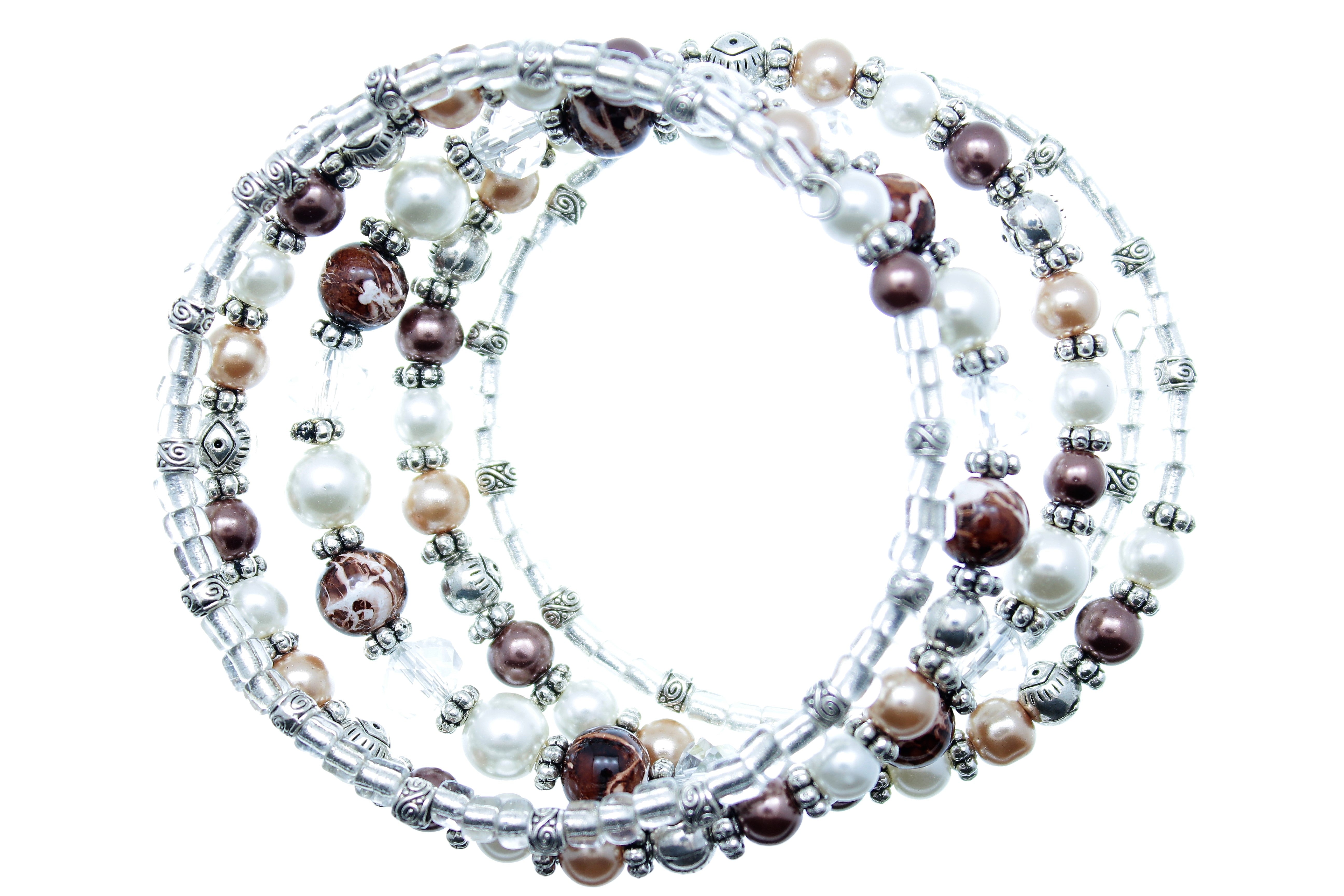 Single Wrap Memory Wire Bracelet — Abalone Allure Jewelry