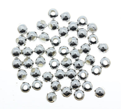 AVBeads Beads Metal Round Spacer 6mm Silver Plated Alloy BMRS6-10448 approx. 200pcs