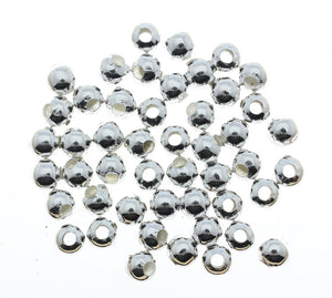 AVBeads Beads Metal Round Spacer 6mm Silver Plated Alloy BMRS6-10448 approx. 200pcs