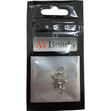 Load image into Gallery viewer, AVBeads Clip-On Charms Nymph Charm Silver Metal Pagan Charm Clip