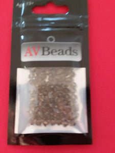 AVBeads Glass Beads Faceted Bicone Beads 4mm Brown