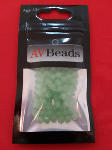 AVBeads Glass Beads Faceted Bicone Beads 4mm Green