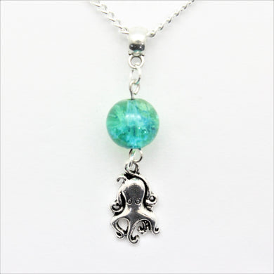 AVBeads Jewelry Beach Necklace 24-inch Y Bead Dangle Octopus Charm JWLNCB40532