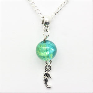 AVBeads Jewelry Beach Necklace 24-inch Y Bead Dangle Seahorse Charm JWLNCB00207