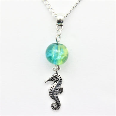 AVBeads Jewelry Beach Necklace 24-inch Y Bead Dangle Seahorse Charm JWLNCB03216a