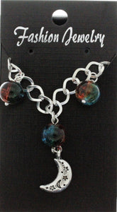 AVBeads Jewelry Charm Bracelet Silver JWL-CBW-BO-1001 Moon