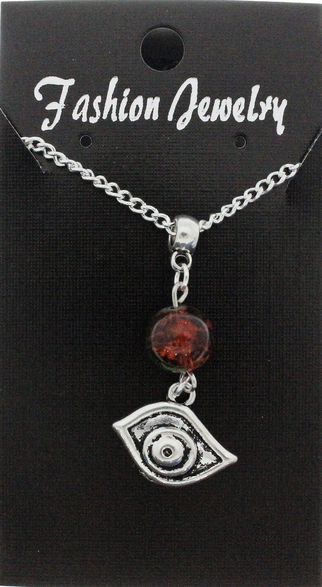 AVBeads Jewelry Charm Necklace Silver JWL-NW-BO-1009 Eye