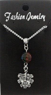 AVBeads Jewelry Charm Necklace Silver JWL-NW-BO-1013 Greenman