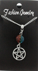 AVBeads Jewelry Charm Necklace Silver JWL-NW-BO-1017 Pentacle