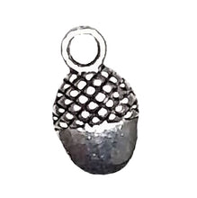 Load image into Gallery viewer, AVBeads Nature Charms Acorn Charms Oval Silver 12mm x 7mm Metal Charms 10pcs