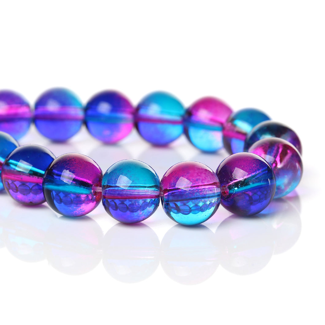 Beads Glass Strand 10mm Transparent  14.5