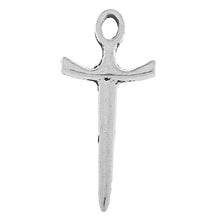 Load image into Gallery viewer, AVBeads Athame 20mm x 9mm Silver Metal Zinc Alloy Charms 10pcs