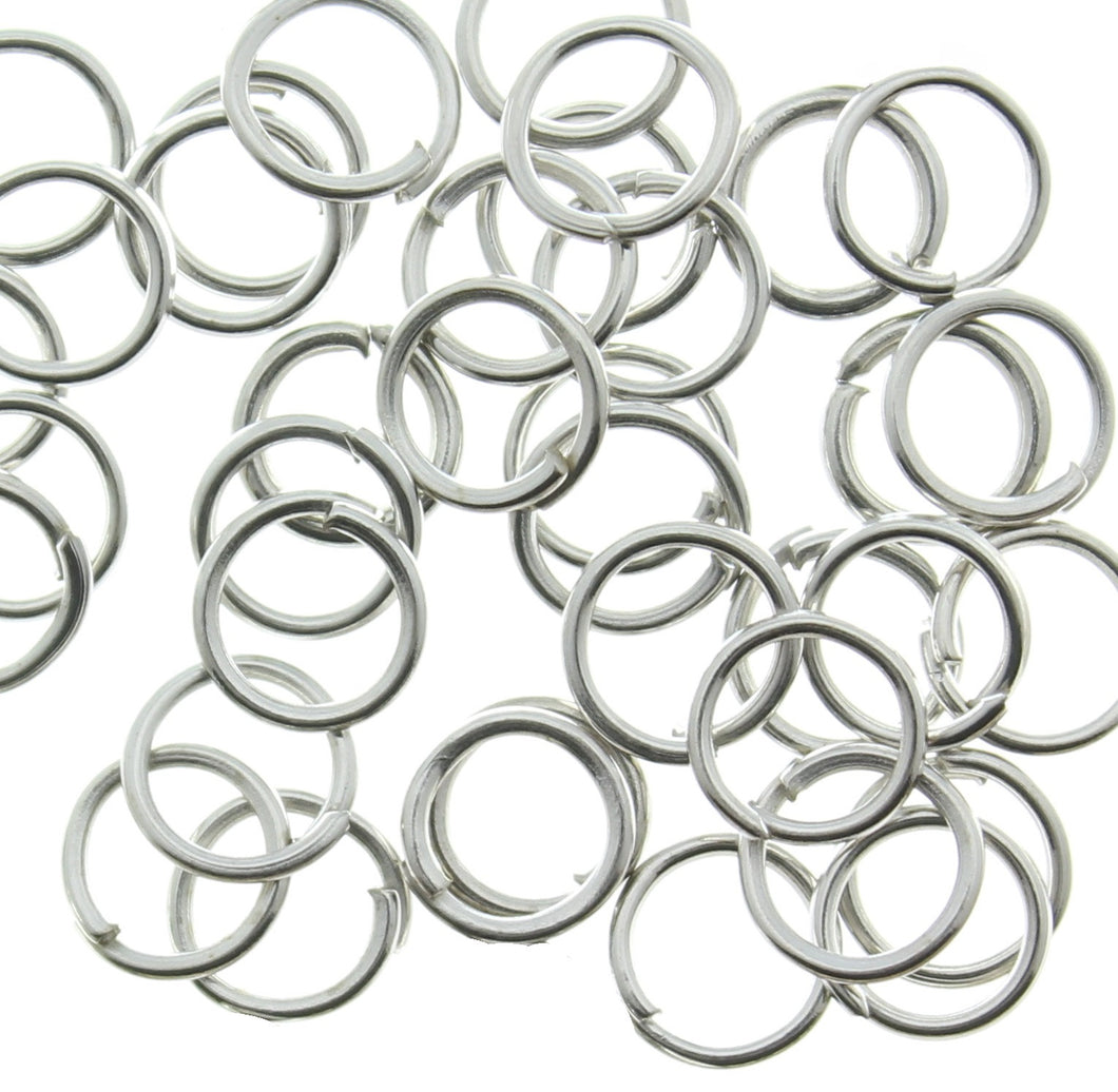 AVBeads Components Metal Jump Rings 4mm Silver Plated 1500pcs