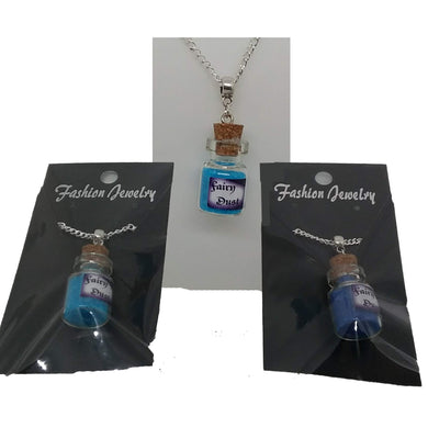 AVBeads Jewelry Fairy Necklace with Glass Bottle Charm on 24