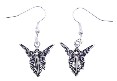 AVBeads Jewelry Charm Earrings Dangle Silver Hook Fairy Queen