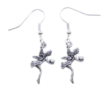 Load image into Gallery viewer, AVBeads Jewelry Charm Earrings Dangle Silver Hook Fairy Gift