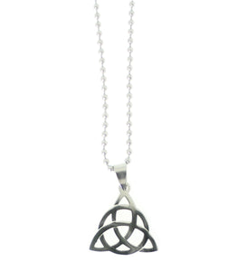 AVBeads Jewelry Triquetra Pendant on 24" Ball Chain Necklace