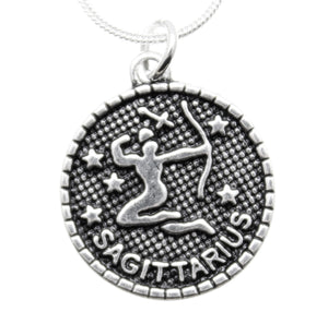 AVBeads Pagan Wiccan Astrological Zodiac Charm Pendant Necklace Jewelry Sagittarius